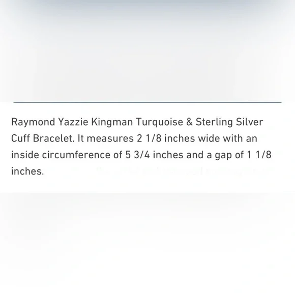 Cuff bracelet by Raymond Yazzie RARE FIND!!! - Picture 11 of 11